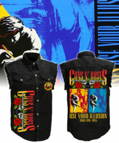 Guns N' Roses Use Your Illusion Tour (1991–1993) Sleeveless Denim Shirt