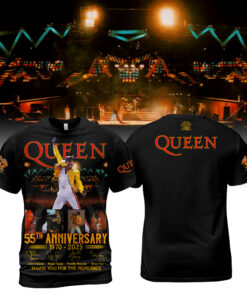 Queen 55th Anniversary 1970 2025 Thank You For The Memories AOP