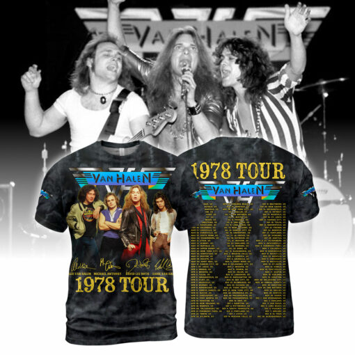 Van Halen 1978 US Tour AOP