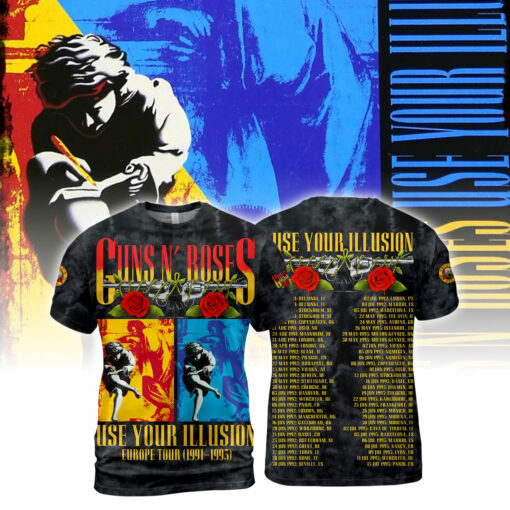 Guns N' Roses Use Your Illusion Europe Tour (1991–1993) AOP