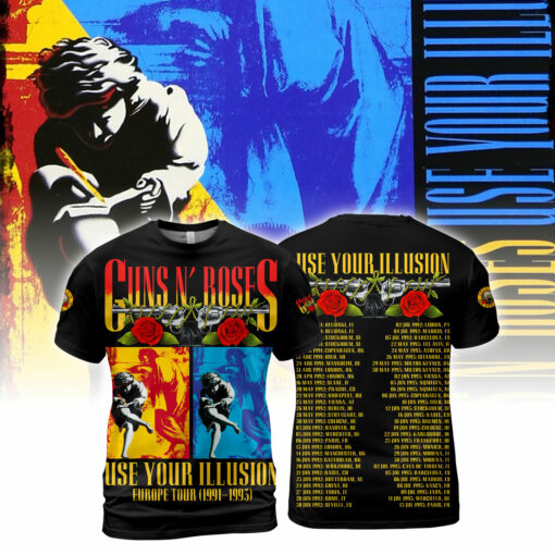 Guns N' Roses Use Your Illusion Europe Tour (1991–1993) AOP