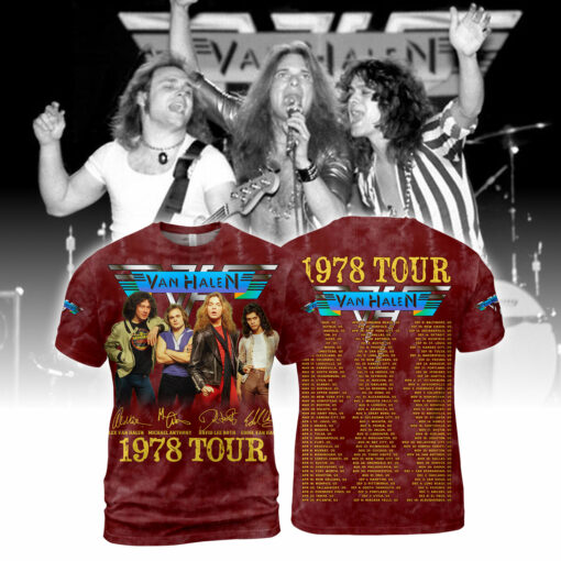 Van Halen 1978 US Tour AOP