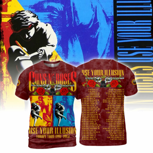 Guns N' Roses Use Your Illusion Europe Tour (1991–1993) AOP