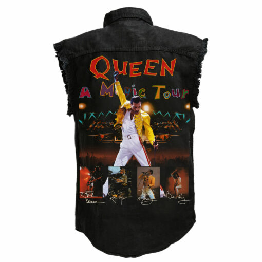 Queen A Magic Tour Sleeveless Denim Shirt - Image 2