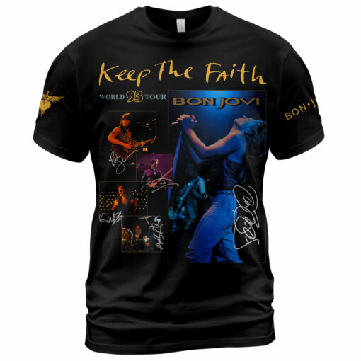 Bon Jovi Keep The Faith Tour Bon Jovi Tour AOP - Image 2