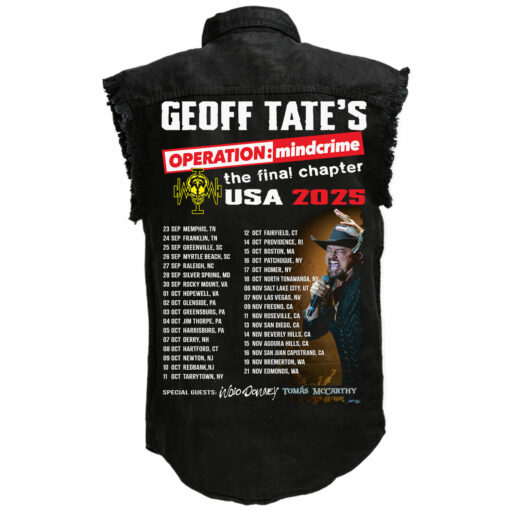 Geoff Tate's Operation Mindcrime - The Final Chapter Sleeveless Denim Shirt - Image 3