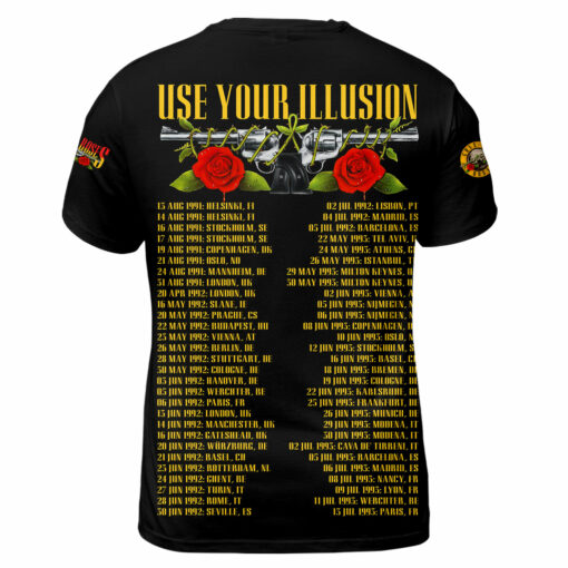 Guns N' Roses Use Your Illusion Europe Tour (1991–1993) AOP - Image 3
