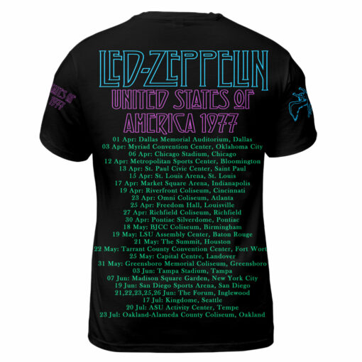 Led Zeppelin North American Tour 1977 AOP - Image 3