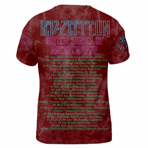 Led Zeppelin North American Tour 1977 AOP - Image 3