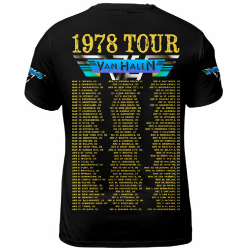 Van Halen 1978 US Tour AOP - Image 3