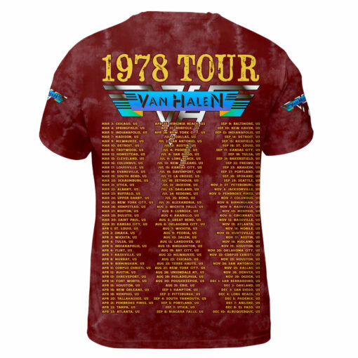 Van Halen 1978 US Tour AOP - Image 3