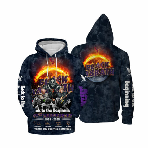 Black Sabbath 57th Anniversary 1968-2025 Thank You For The Memories AOP - Image 4