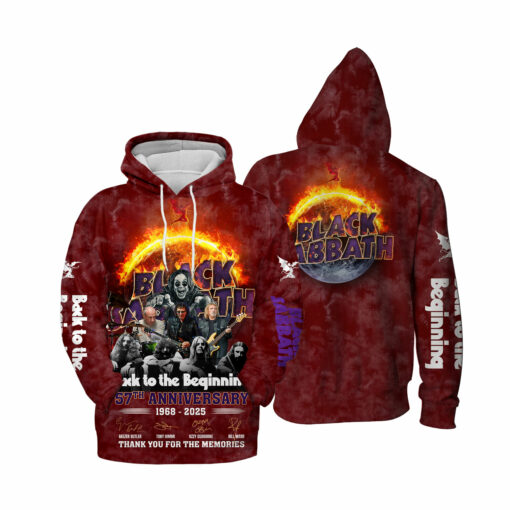 Black Sabbath 57th Anniversary 1968-2025 Thank You For The Memories AOP - Image 4