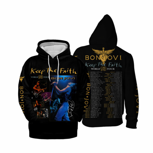 Bon Jovi Keep The Faith Tour Bon Jovi Tour AOP - Image 4