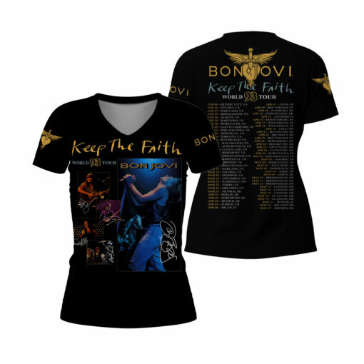Bon Jovi Keep The Faith Tour Bon Jovi Tour AOP - Image 5