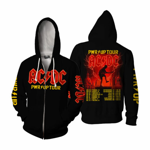 AC/DC PWR UP Tour EU 2025 Shirt AOP - Image 5