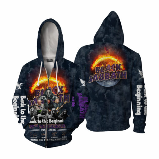 Black Sabbath 57th Anniversary 1968-2025 Thank You For The Memories AOP - Image 5
