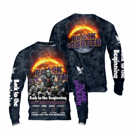 Black Sabbath 57th Anniversary 1968-2025 Thank You For The Memories AOP - Image 6