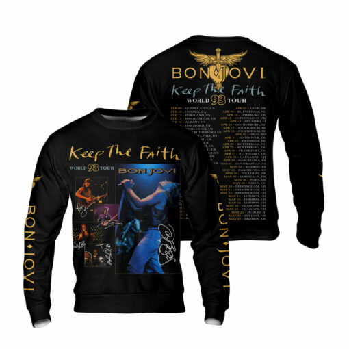 Bon Jovi Keep The Faith Tour Bon Jovi Tour AOP - Image 7