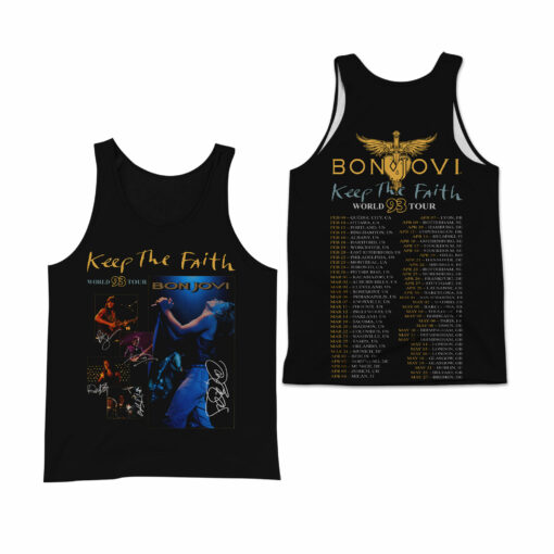 Bon Jovi Keep The Faith Tour Bon Jovi Tour AOP - Image 8