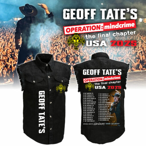 Geoff Tate's Operation Mindcrime - The Final Chapter Sleeveless Denim Shirt