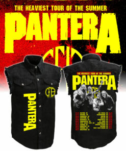 Pantera Announces Summer 2025 U.S. Tour Sleeveless Denim Shirt