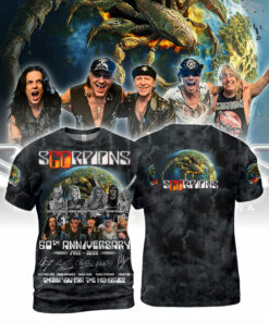 SP01B Scorpions 60th Anniversary 1965-2025 Thank You For The Memories AOP