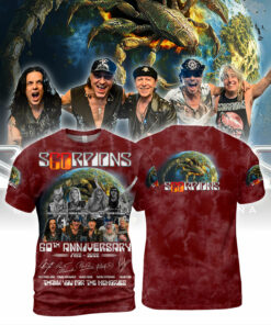 SP01R Scorpions 60th Anniversary 1965-2025 Thank You For The Memories AOP