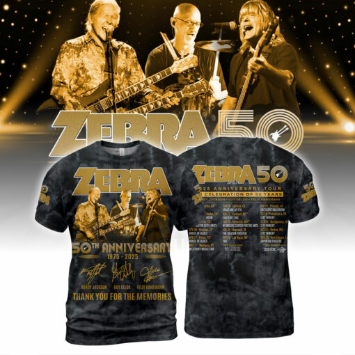 ZE01B Rock Legends ZEBRA Band 50th Anniversary Tour AOP