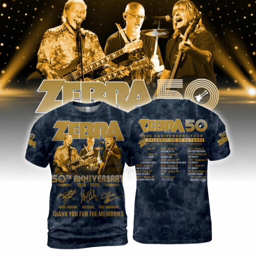 ZE01N Rock Legends ZEBRA Band 50th Anniversary Tour AOP