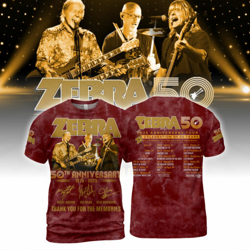 ZE01R Rock Legends ZEBRA Band 50th Anniversary Tour AOP
