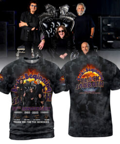BS03B Black Sabbath 57th Anniversary 1968-2025 Thank You For The Memories AOP
