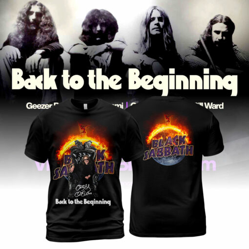 OZG50001 T-shirt Gildan 5000 Ozzy Osbourne Back to the Beginning