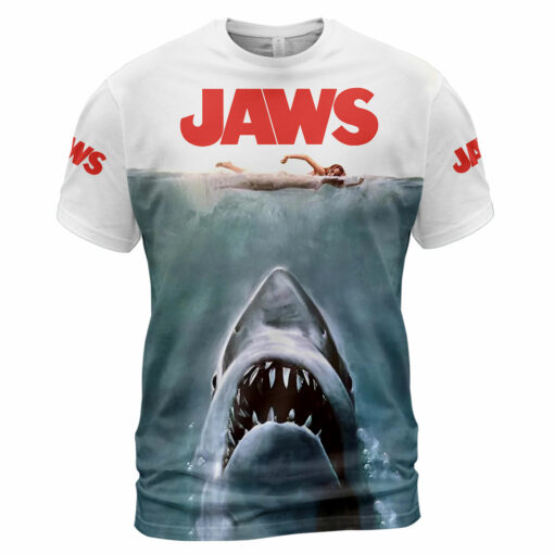 Jaws Movie 50 Years 1975-2025 Thank For The Memories AOP 1 - Image 2