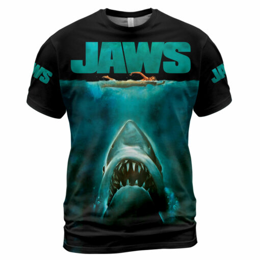Jaws Movie 50 Years 1975-2025 Thank For The Memories AOP 2 - Image 2