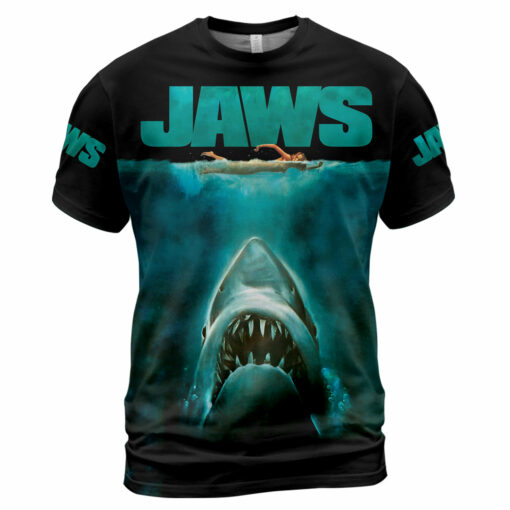 Jaws Movie 50 Years 1975-2025 Thank For The Memories AOP 4 - Image 2