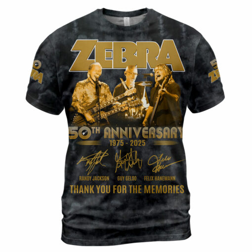 ZE01B Rock Legends ZEBRA Band 50th Anniversary Tour AOP - Image 2