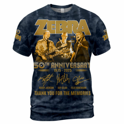 ZE01N Rock Legends ZEBRA Band 50th Anniversary Tour AOP - Image 2