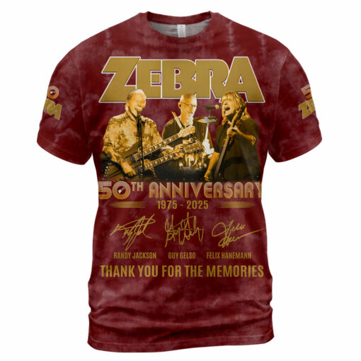 ZE01R Rock Legends ZEBRA Band 50th Anniversary Tour AOP - Image 2