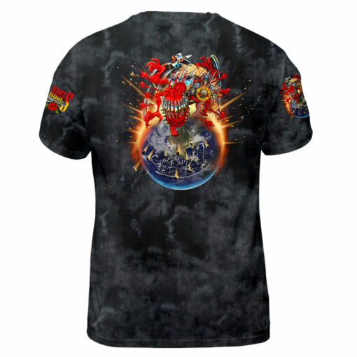 GNR02B Guns N' Roses – 40th Anniversary (1985–2025) & Tour 2025 Shirt - Image 3