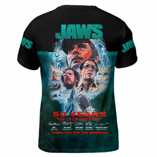 Jaws Movie 50 Years 1975-2025 Thank For The Memories AOP 4 - Image 3