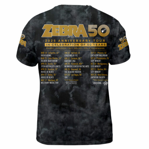 ZE01B Rock Legends ZEBRA Band 50th Anniversary Tour AOP - Image 3