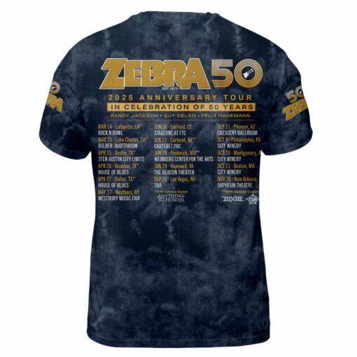 ZE01N Rock Legends ZEBRA Band 50th Anniversary Tour AOP - Image 3