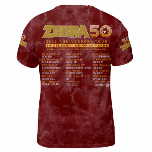 ZE01R Rock Legends ZEBRA Band 50th Anniversary Tour AOP - Image 3