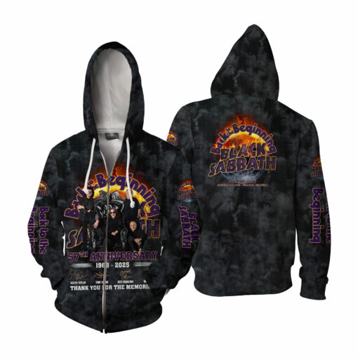 BS03B Black Sabbath 57th Anniversary 1968-2025 Thank You For The Memories AOP - Image 4