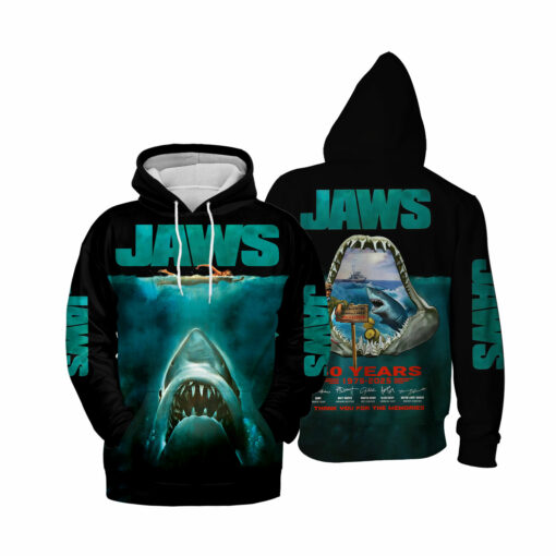 Jaws Movie 50 Years 1975-2025 Thank For The Memories AOP 2 - Image 4