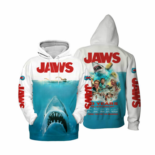 Jaws Movie 50 Years 1975-2025 Thank For The Memories AOP 3 - Image 4