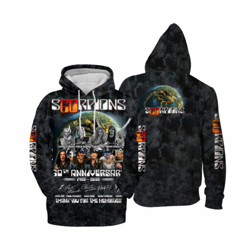 SP01B Scorpions 60th Anniversary 1965-2025 Thank You For The Memories AOP - Image 4