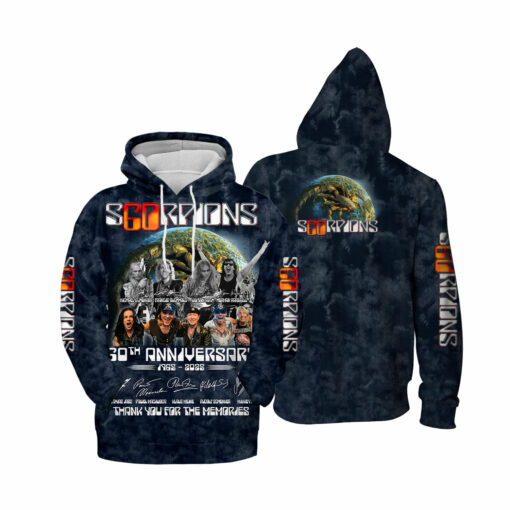 SP01N Scorpions 60th Anniversary 1965-2025 Thank You For The Memories AOP - Image 4