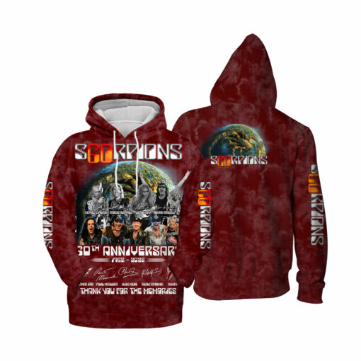 SP01R Scorpions 60th Anniversary 1965-2025 Thank You For The Memories AOP - Image 4